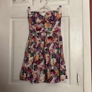 short floral dress